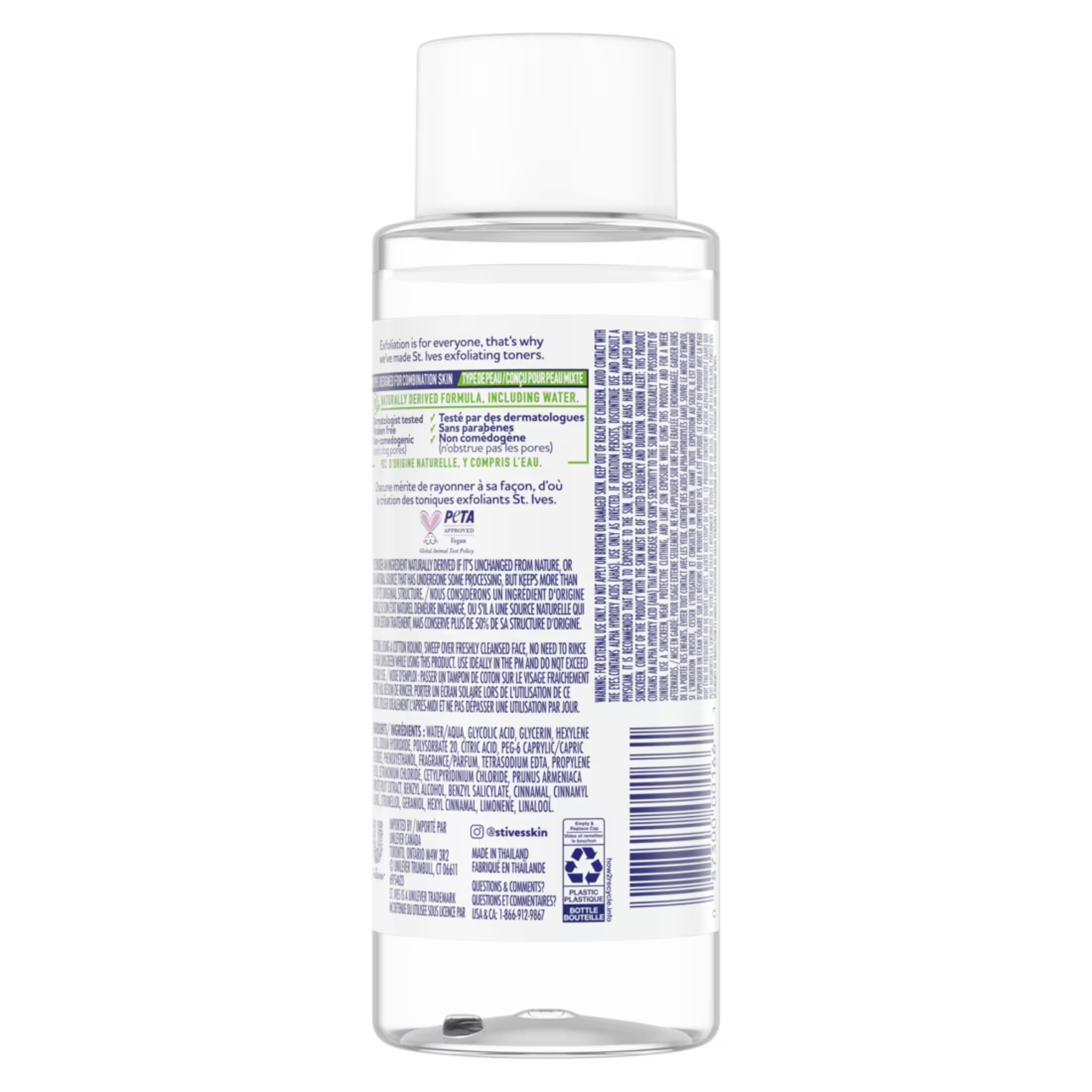 St'Ives Apricot AHA Exfoliating Facial Toner For Combination Skin