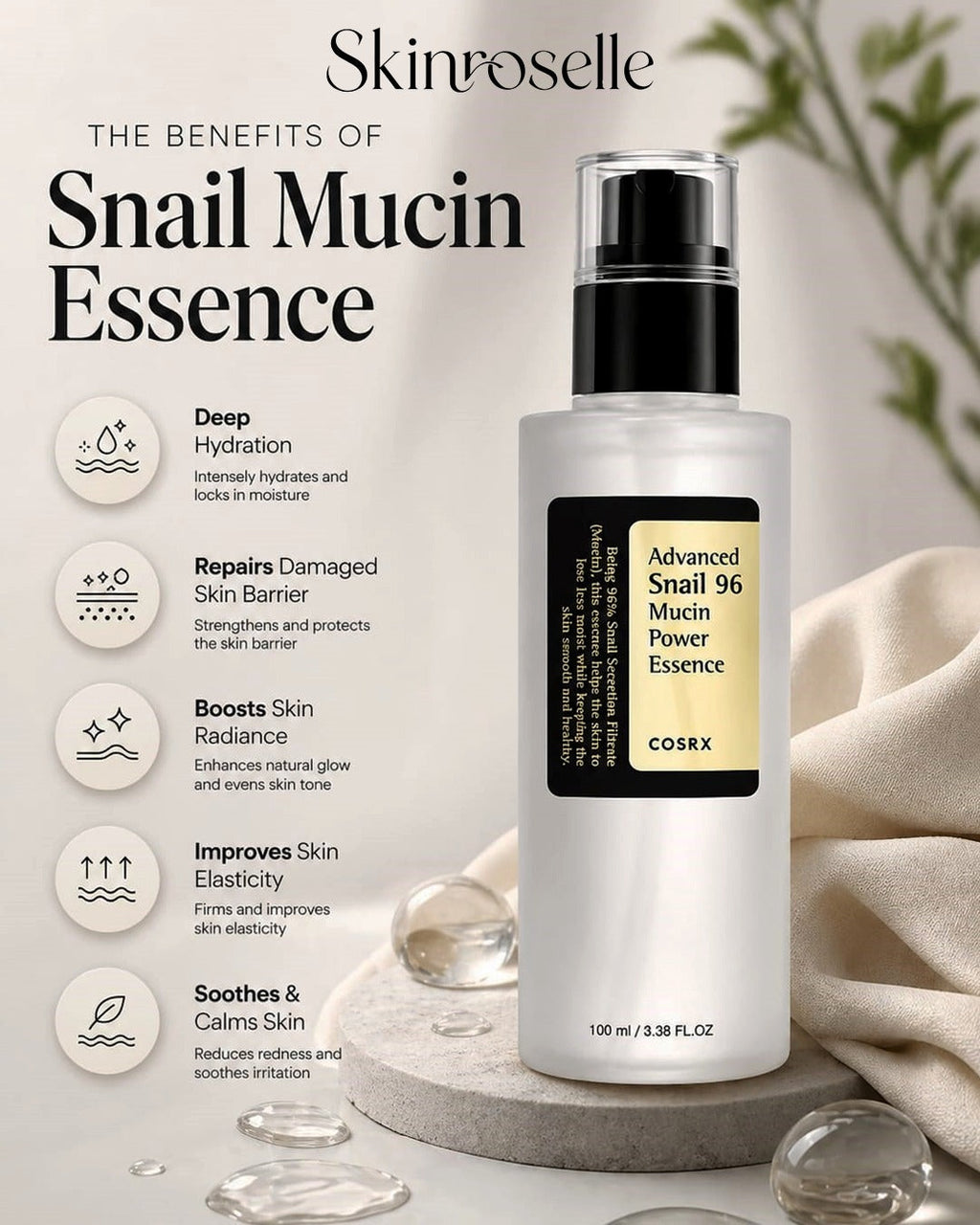 Advanced Snail 96 Mucin Power Essence 100ml